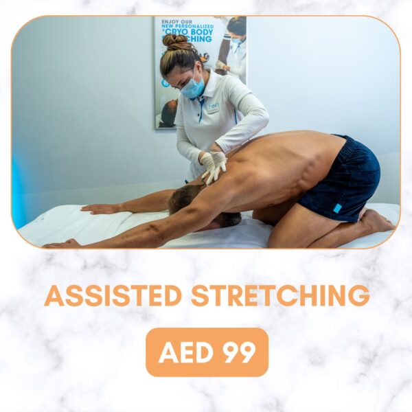 Physiotherapy, assisted stretching,